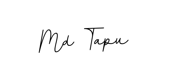 Create a beautiful signature design for name Md Tapu. With this signature (BallpointsItalic-DORy9) fonts, you can make a handwritten signature for free. Md Tapu signature style 11 images and pictures png