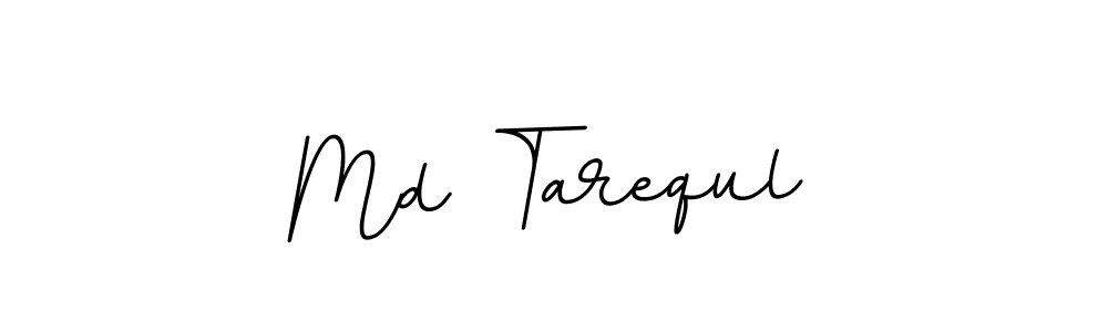 How to make Md Tarequl name signature. Use BallpointsItalic-DORy9 style for creating short signs online. This is the latest handwritten sign. Md Tarequl signature style 11 images and pictures png