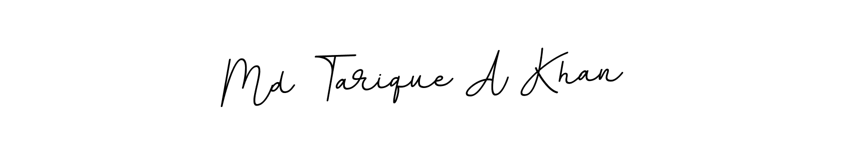 Use a signature maker to create a handwritten signature online. With this signature software, you can design (BallpointsItalic-DORy9) your own signature for name Md Tarique A Khan. Md Tarique A Khan signature style 11 images and pictures png