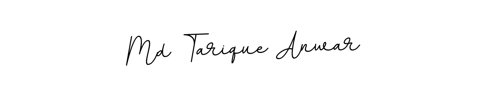 Use a signature maker to create a handwritten signature online. With this signature software, you can design (BallpointsItalic-DORy9) your own signature for name Md Tarique Anwar. Md Tarique Anwar signature style 11 images and pictures png