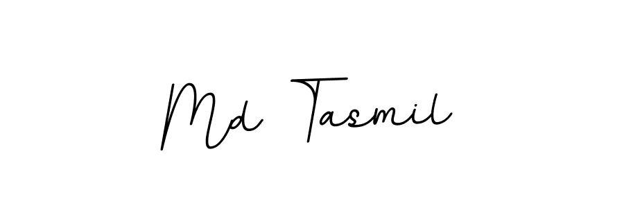 Use a signature maker to create a handwritten signature online. With this signature software, you can design (BallpointsItalic-DORy9) your own signature for name Md Tasmil. Md Tasmil signature style 11 images and pictures png