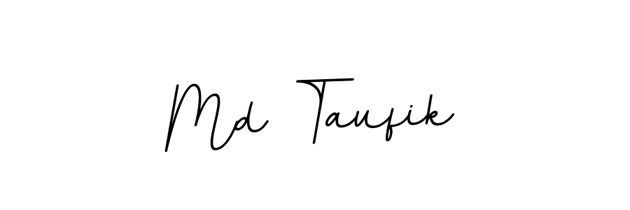 Make a beautiful signature design for name Md Taufik. With this signature (BallpointsItalic-DORy9) style, you can create a handwritten signature for free. Md Taufik signature style 11 images and pictures png