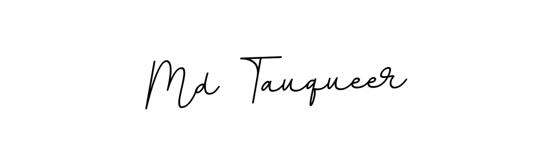 This is the best signature style for the Md Tauqueer name. Also you like these signature font (BallpointsItalic-DORy9). Mix name signature. Md Tauqueer signature style 11 images and pictures png