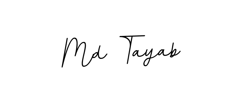 How to make Md Tayab name signature. Use BallpointsItalic-DORy9 style for creating short signs online. This is the latest handwritten sign. Md Tayab signature style 11 images and pictures png