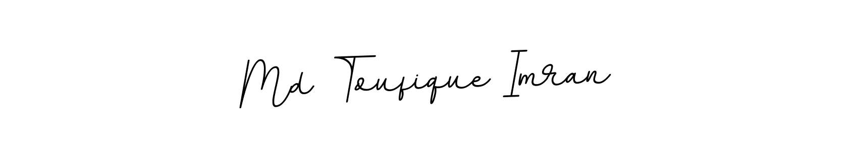 Create a beautiful signature design for name Md Toufique Imran. With this signature (BallpointsItalic-DORy9) fonts, you can make a handwritten signature for free. Md Toufique Imran signature style 11 images and pictures png