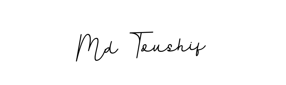 This is the best signature style for the Md Toushif name. Also you like these signature font (BallpointsItalic-DORy9). Mix name signature. Md Toushif signature style 11 images and pictures png