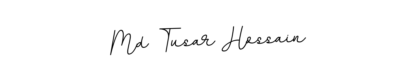 Create a beautiful signature design for name Md Tusar Hossain. With this signature (BallpointsItalic-DORy9) fonts, you can make a handwritten signature for free. Md Tusar Hossain signature style 11 images and pictures png