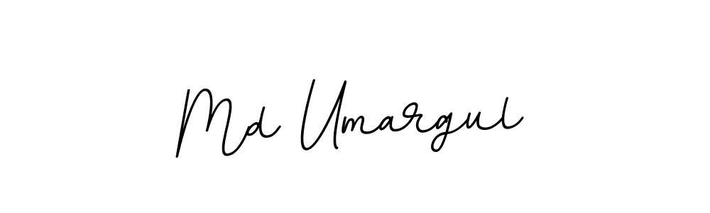 Design your own signature with our free online signature maker. With this signature software, you can create a handwritten (BallpointsItalic-DORy9) signature for name Md Umargul. Md Umargul signature style 11 images and pictures png