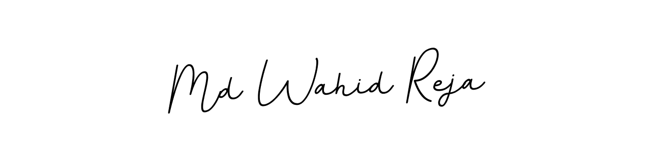 Md Wahid Reja stylish signature style. Best Handwritten Sign (BallpointsItalic-DORy9) for my name. Handwritten Signature Collection Ideas for my name Md Wahid Reja. Md Wahid Reja signature style 11 images and pictures png