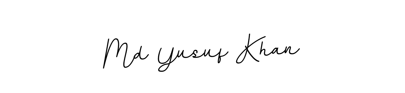 This is the best signature style for the Md Yusuf Khan name. Also you like these signature font (BallpointsItalic-DORy9). Mix name signature. Md Yusuf Khan signature style 11 images and pictures png