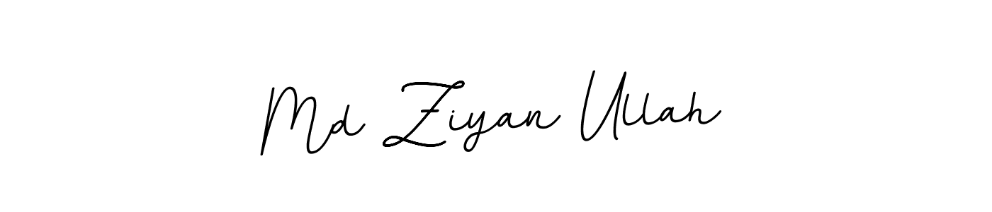 Design your own signature with our free online signature maker. With this signature software, you can create a handwritten (BallpointsItalic-DORy9) signature for name Md Ziyan Ullah. Md Ziyan Ullah signature style 11 images and pictures png