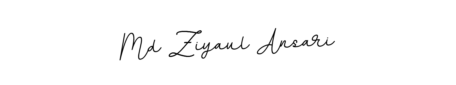 This is the best signature style for the Md Ziyaul Ansari name. Also you like these signature font (BallpointsItalic-DORy9). Mix name signature. Md Ziyaul Ansari signature style 11 images and pictures png