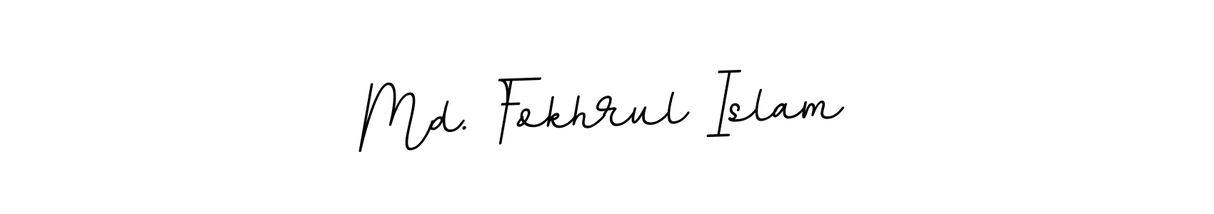 Design your own signature with our free online signature maker. With this signature software, you can create a handwritten (BallpointsItalic-DORy9) signature for name Md. Fokhrul Islam. Md. Fokhrul Islam signature style 11 images and pictures png