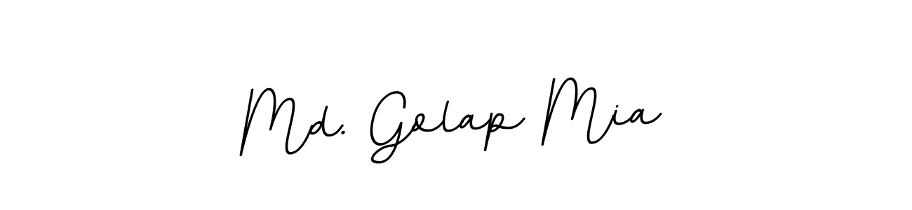 Make a beautiful signature design for name Md. Golap Mia. With this signature (BallpointsItalic-DORy9) style, you can create a handwritten signature for free. Md. Golap Mia signature style 11 images and pictures png