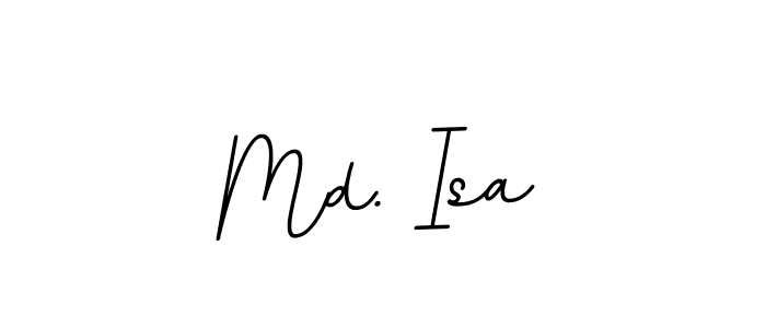 Make a beautiful signature design for name Md. Isa. Use this online signature maker to create a handwritten signature for free. Md. Isa signature style 11 images and pictures png