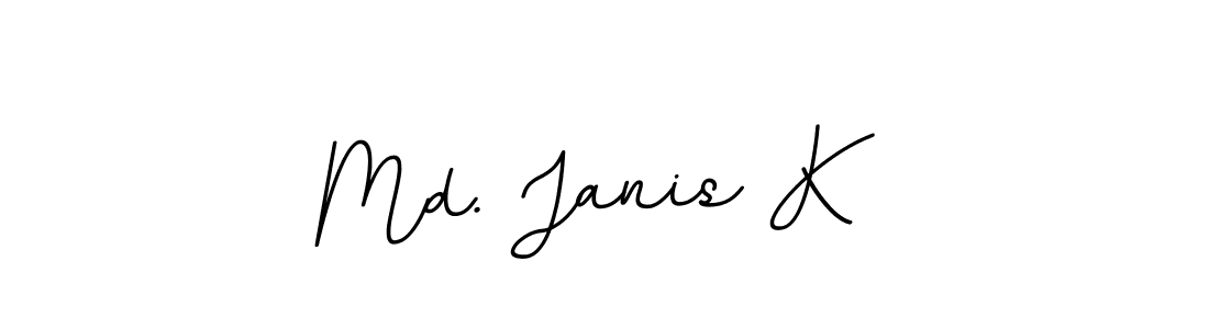 How to Draw Md. Janis K signature style? BallpointsItalic-DORy9 is a latest design signature styles for name Md. Janis K. Md. Janis K signature style 11 images and pictures png
