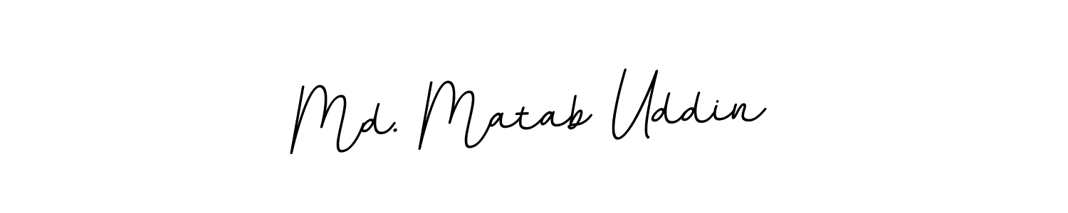 This is the best signature style for the Md. Matab Uddin name. Also you like these signature font (BallpointsItalic-DORy9). Mix name signature. Md. Matab Uddin signature style 11 images and pictures png