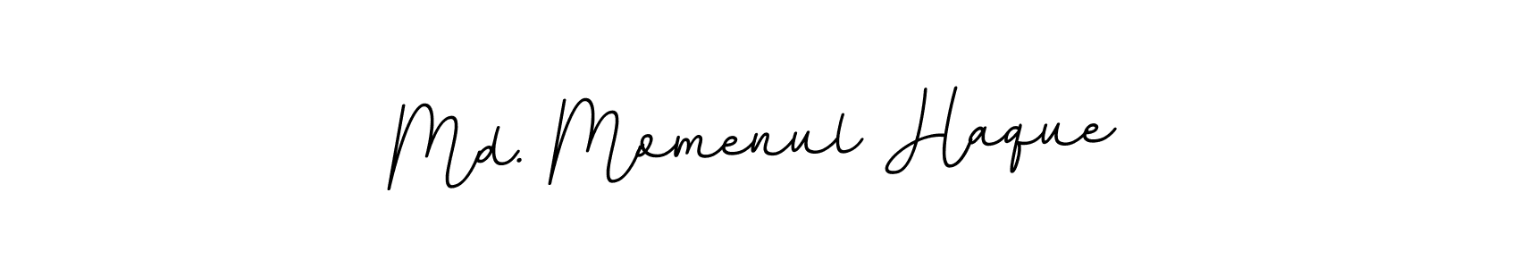 Make a beautiful signature design for name Md. Momenul Haque. With this signature (BallpointsItalic-DORy9) style, you can create a handwritten signature for free. Md. Momenul Haque signature style 11 images and pictures png