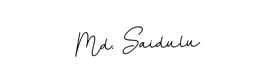 Make a short Md. Saidulu signature style. Manage your documents anywhere anytime using BallpointsItalic-DORy9. Create and add eSignatures, submit forms, share and send files easily. Md. Saidulu signature style 11 images and pictures png