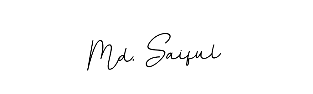 The best way (BallpointsItalic-DORy9) to make a short signature is to pick only two or three words in your name. The name Md. Saiful include a total of six letters. For converting this name. Md. Saiful signature style 11 images and pictures png