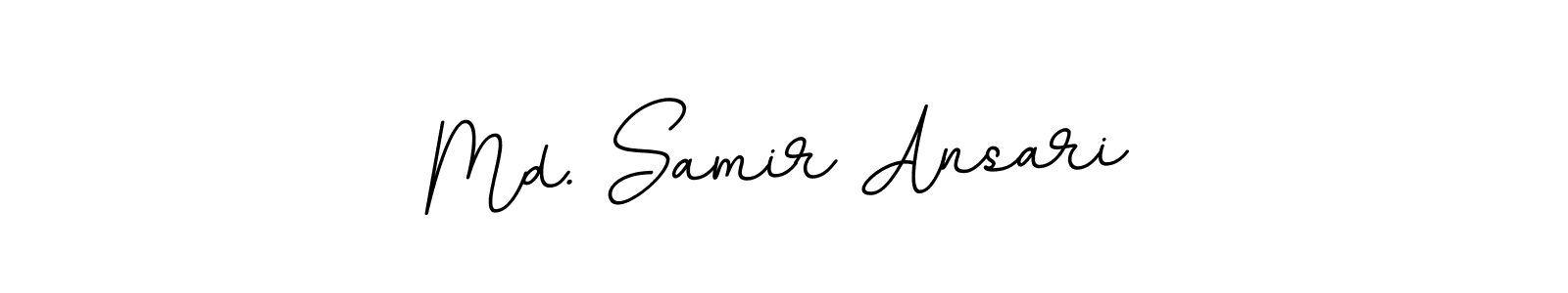 This is the best signature style for the Md. Samir Ansari name. Also you like these signature font (BallpointsItalic-DORy9). Mix name signature. Md. Samir Ansari signature style 11 images and pictures png