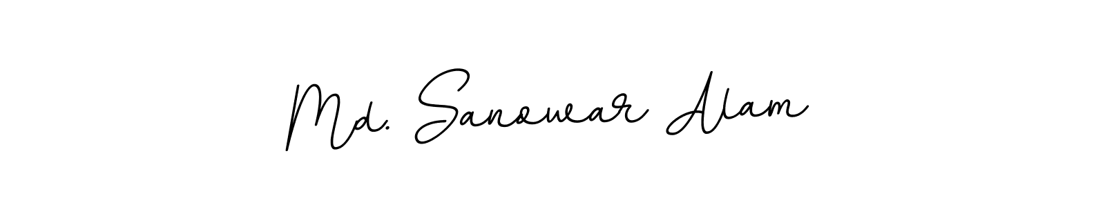 Md. Sanowar Alam stylish signature style. Best Handwritten Sign (BallpointsItalic-DORy9) for my name. Handwritten Signature Collection Ideas for my name Md. Sanowar Alam. Md. Sanowar Alam signature style 11 images and pictures png