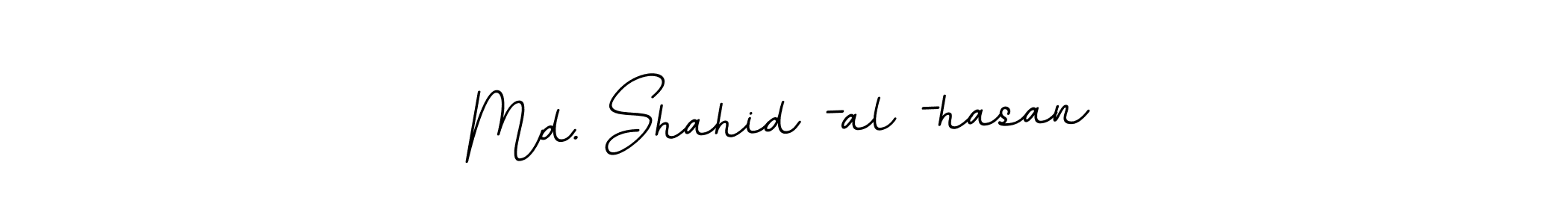 Create a beautiful signature design for name Md. Shahid -al -hasan. With this signature (BallpointsItalic-DORy9) fonts, you can make a handwritten signature for free. Md. Shahid -al -hasan signature style 11 images and pictures png