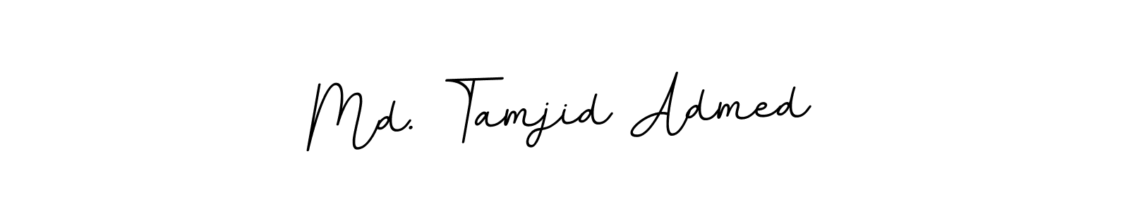 Make a beautiful signature design for name Md. Tamjid Admed. With this signature (BallpointsItalic-DORy9) style, you can create a handwritten signature for free. Md. Tamjid Admed signature style 11 images and pictures png