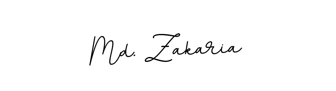 It looks lik you need a new signature style for name Md. Zakaria. Design unique handwritten (BallpointsItalic-DORy9) signature with our free signature maker in just a few clicks. Md. Zakaria signature style 11 images and pictures png