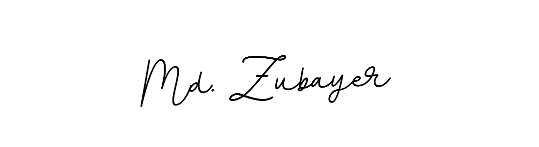 Make a beautiful signature design for name Md. Zubayer. With this signature (BallpointsItalic-DORy9) style, you can create a handwritten signature for free. Md. Zubayer signature style 11 images and pictures png