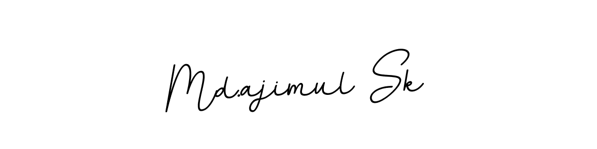 How to make Md.ajimul Sk name signature. Use BallpointsItalic-DORy9 style for creating short signs online. This is the latest handwritten sign. Md.ajimul Sk signature style 11 images and pictures png