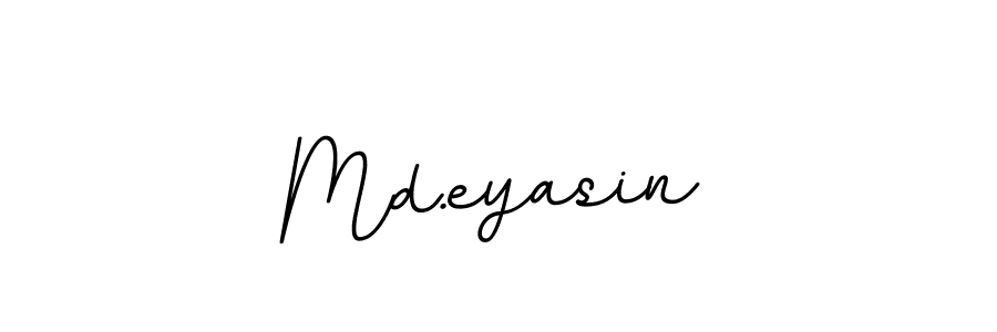 Md.eyasin stylish signature style. Best Handwritten Sign (BallpointsItalic-DORy9) for my name. Handwritten Signature Collection Ideas for my name Md.eyasin. Md.eyasin signature style 11 images and pictures png