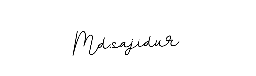 Also we have Md.sajidur name is the best signature style. Create professional handwritten signature collection using BallpointsItalic-DORy9 autograph style. Md.sajidur signature style 11 images and pictures png