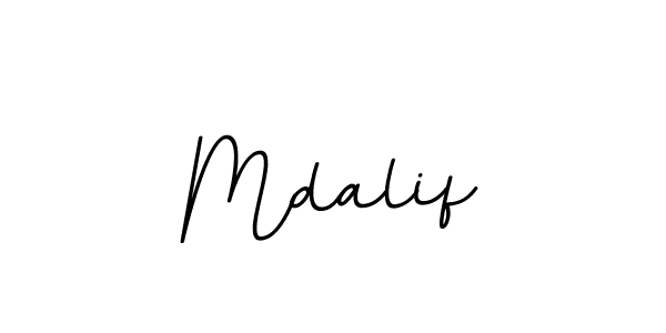 Mdalif stylish signature style. Best Handwritten Sign (BallpointsItalic-DORy9) for my name. Handwritten Signature Collection Ideas for my name Mdalif. Mdalif signature style 11 images and pictures png