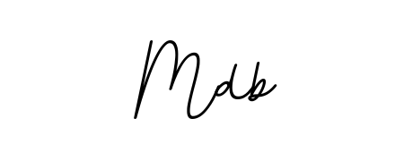 Similarly BallpointsItalic-DORy9 is the best handwritten signature design. Signature creator online. You can use it as an online autograph creator for name Mdb. Mdb signature style 11 images and pictures png