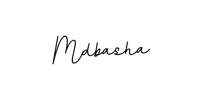 Make a beautiful signature design for name Mdbasha. With this signature (BallpointsItalic-DORy9) style, you can create a handwritten signature for free. Mdbasha signature style 11 images and pictures png