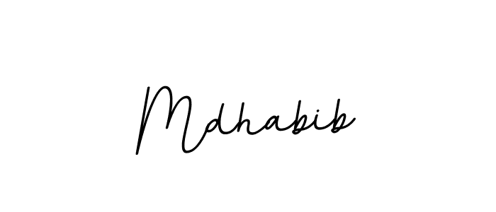 Create a beautiful signature design for name Mdhabib. With this signature (BallpointsItalic-DORy9) fonts, you can make a handwritten signature for free. Mdhabib signature style 11 images and pictures png