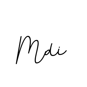 Use a signature maker to create a handwritten signature online. With this signature software, you can design (BallpointsItalic-DORy9) your own signature for name Mdi. Mdi signature style 11 images and pictures png