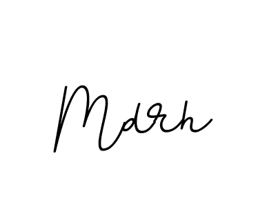 Make a beautiful signature design for name Mdrh. With this signature (BallpointsItalic-DORy9) style, you can create a handwritten signature for free. Mdrh signature style 11 images and pictures png