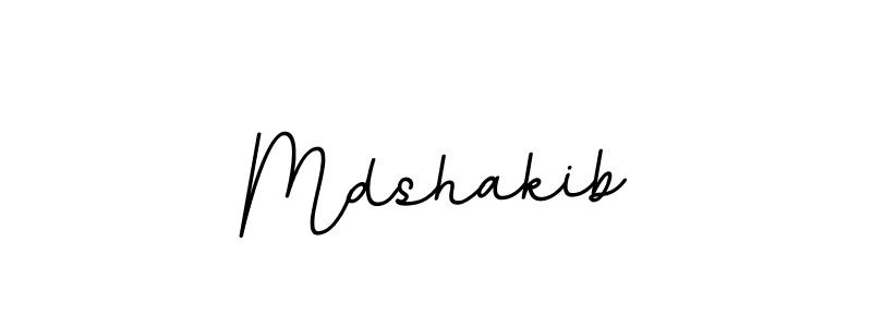 How to make Mdshakib name signature. Use BallpointsItalic-DORy9 style for creating short signs online. This is the latest handwritten sign. Mdshakib signature style 11 images and pictures png