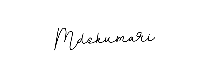 Make a beautiful signature design for name Mdskumari. With this signature (BallpointsItalic-DORy9) style, you can create a handwritten signature for free. Mdskumari signature style 11 images and pictures png