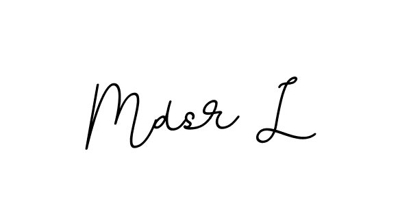 Make a beautiful signature design for name Mdsr L. With this signature (BallpointsItalic-DORy9) style, you can create a handwritten signature for free. Mdsr L signature style 11 images and pictures png