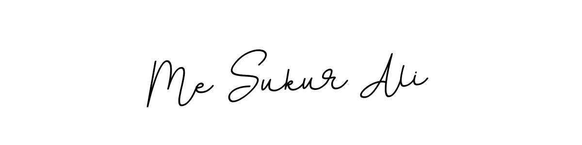 Use a signature maker to create a handwritten signature online. With this signature software, you can design (BallpointsItalic-DORy9) your own signature for name Me Sukur Ali. Me Sukur Ali signature style 11 images and pictures png