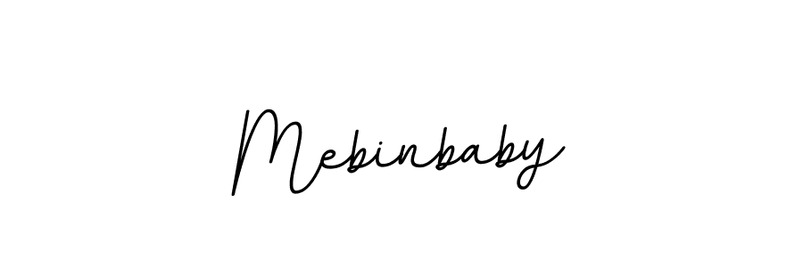 Make a beautiful signature design for name Mebinbaby. Use this online signature maker to create a handwritten signature for free. Mebinbaby signature style 11 images and pictures png