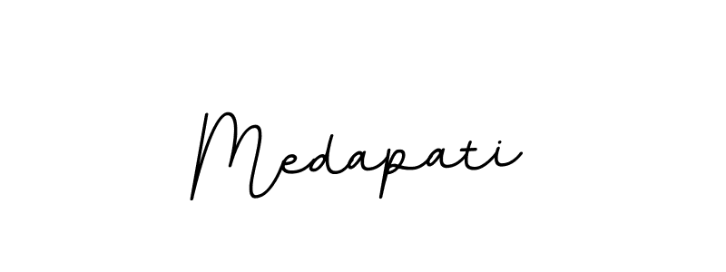 The best way (BallpointsItalic-DORy9) to make a short signature is to pick only two or three words in your name. The name Medapati include a total of six letters. For converting this name. Medapati signature style 11 images and pictures png