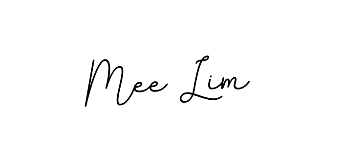 Make a beautiful signature design for name Mee Lim. With this signature (BallpointsItalic-DORy9) style, you can create a handwritten signature for free. Mee Lim signature style 11 images and pictures png