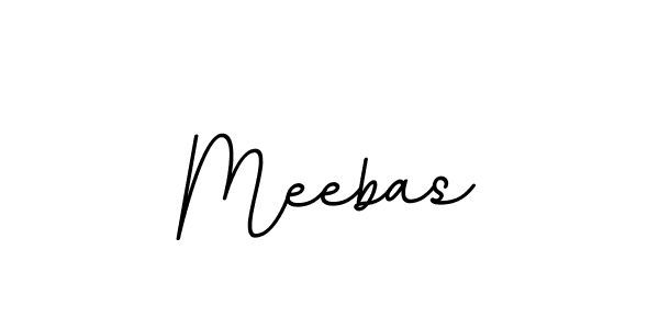 How to make Meebas name signature. Use BallpointsItalic-DORy9 style for creating short signs online. This is the latest handwritten sign. Meebas signature style 11 images and pictures png