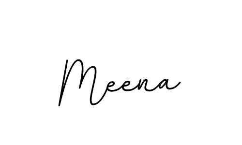 Meena stylish signature style. Best Handwritten Sign (BallpointsItalic-DORy9) for my name. Handwritten Signature Collection Ideas for my name Meena. Meena signature style 11 images and pictures png