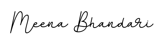 Create a personalized artistic stamp with Meena Bhandari in BallpointsItalic-DORy9 font. Perfect for visual artists, designers, and influencers. Meena Bhandari signature style 11 images and pictures png