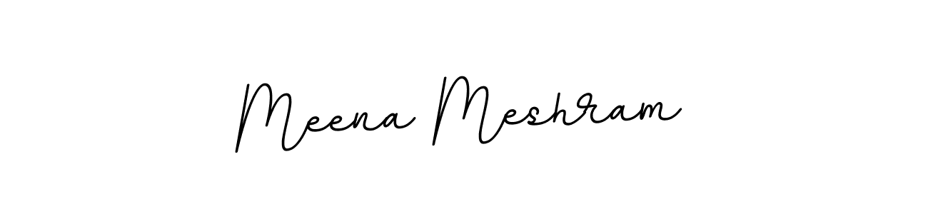 Design your own signature with our free online signature maker. With this signature software, you can create a handwritten (BallpointsItalic-DORy9) signature for name Meena Meshram. Meena Meshram signature style 11 images and pictures png